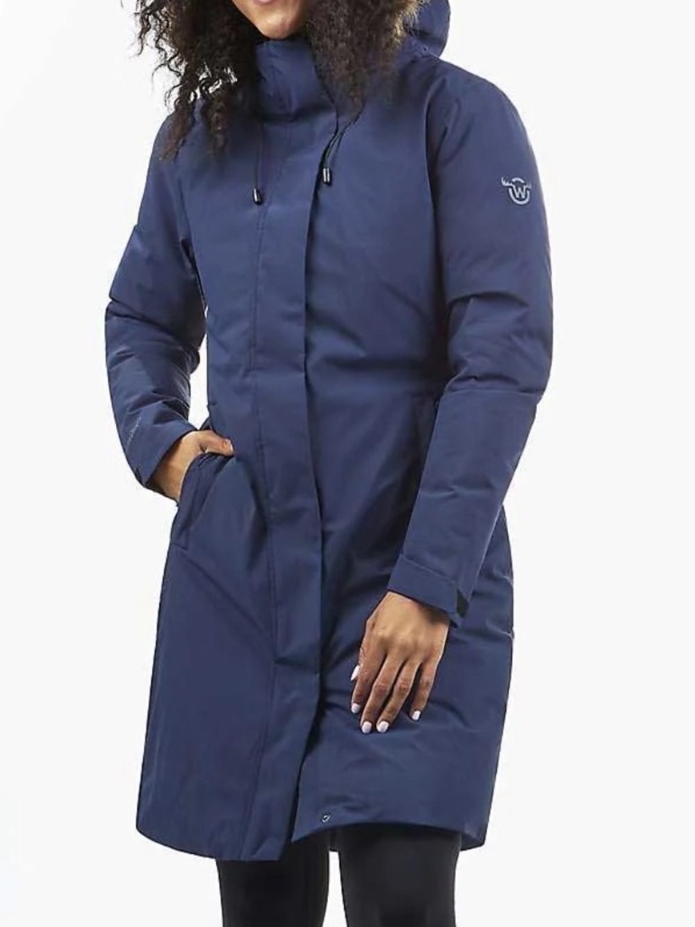 MOOSEJAW WOMENS HOODED DOWN PARKA Midnight